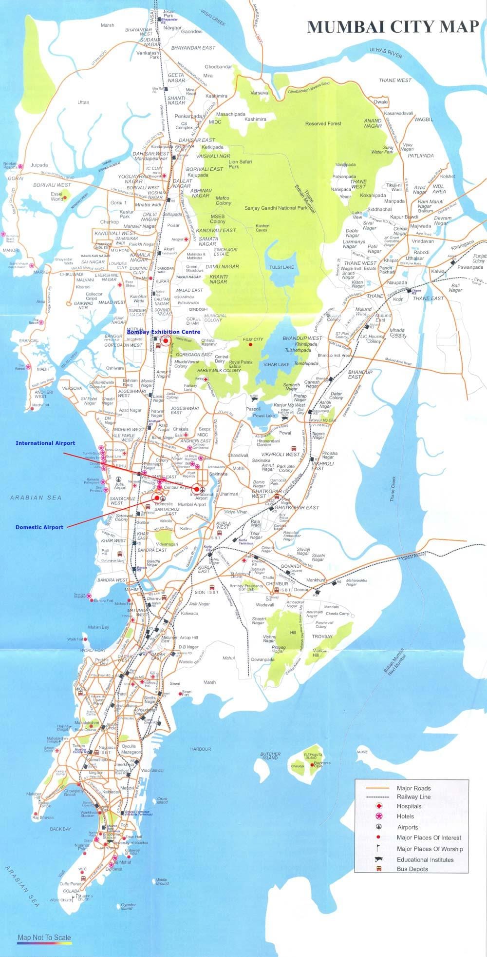 Mumbai რუკაზე