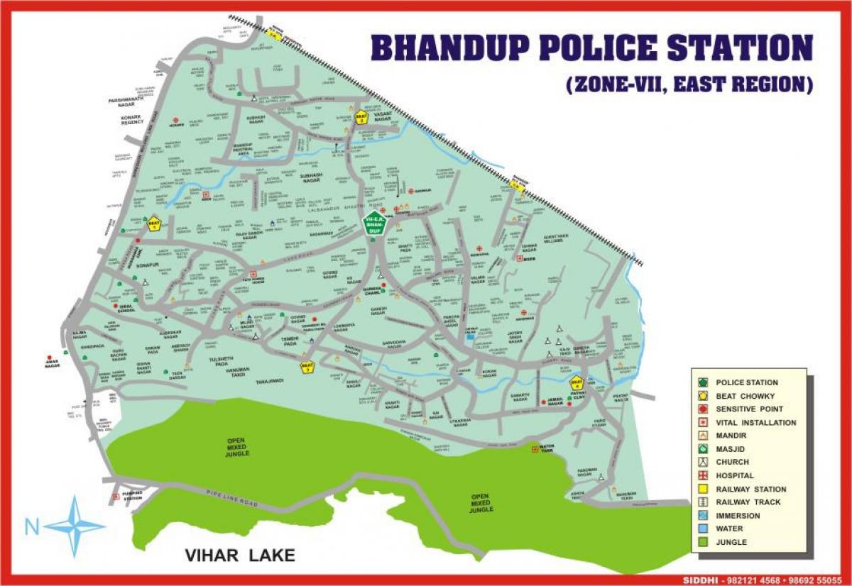 Mumbai Bhandup რუკა