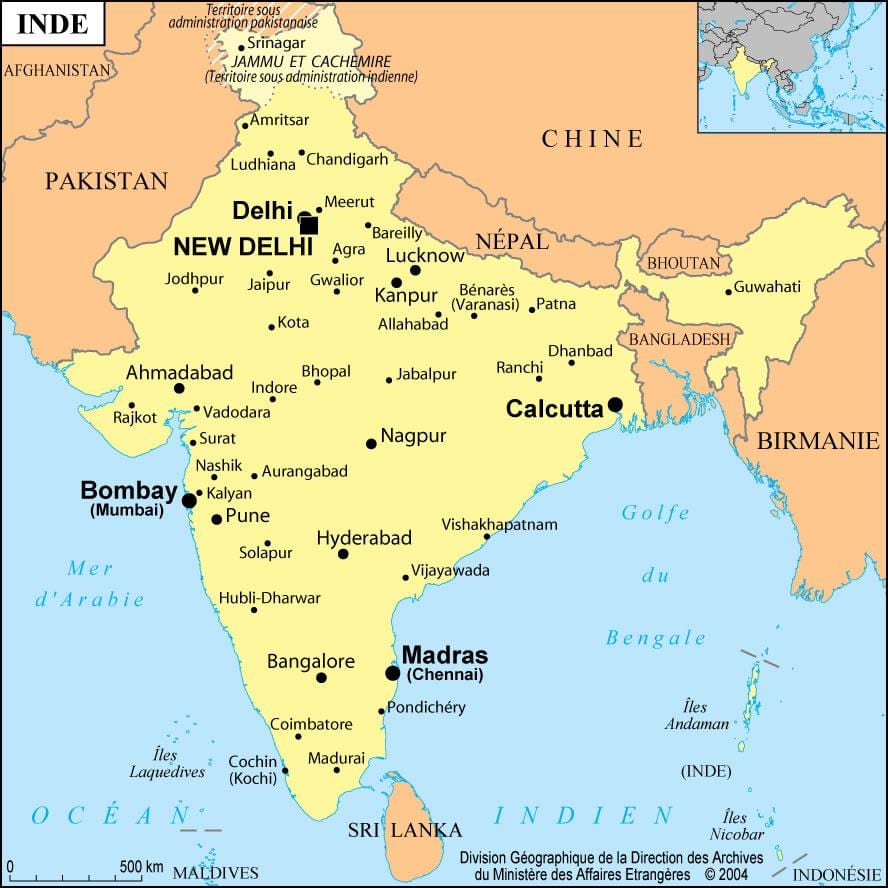 Bombay მსოფლიო რუკა