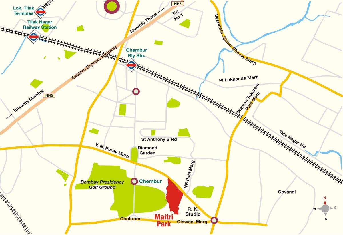 Mumbai Chembur რუკა