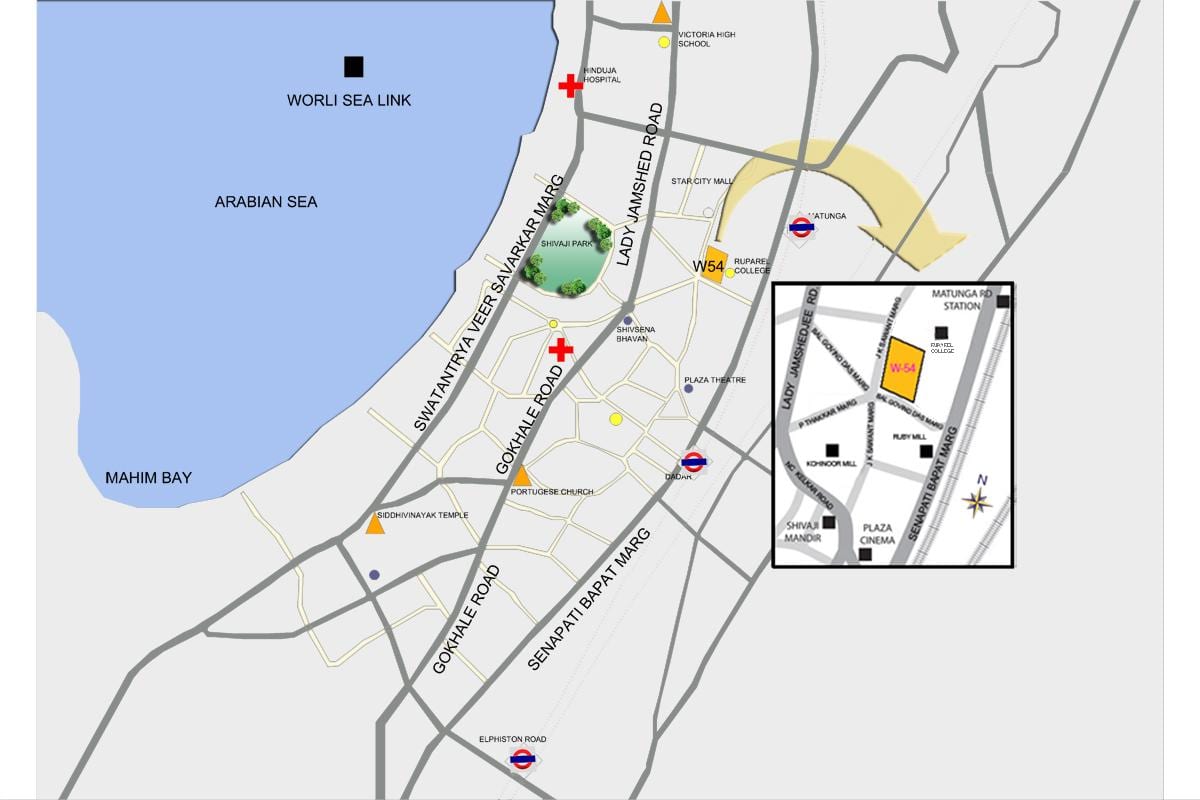 Mumbai Matunga რუკა