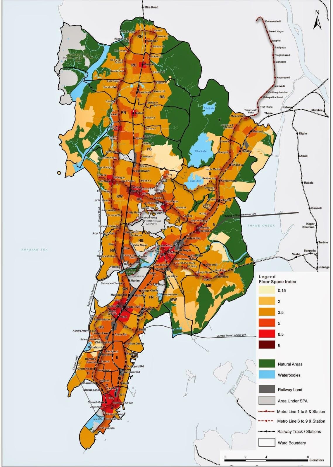 CRZ რუკა Mumbai