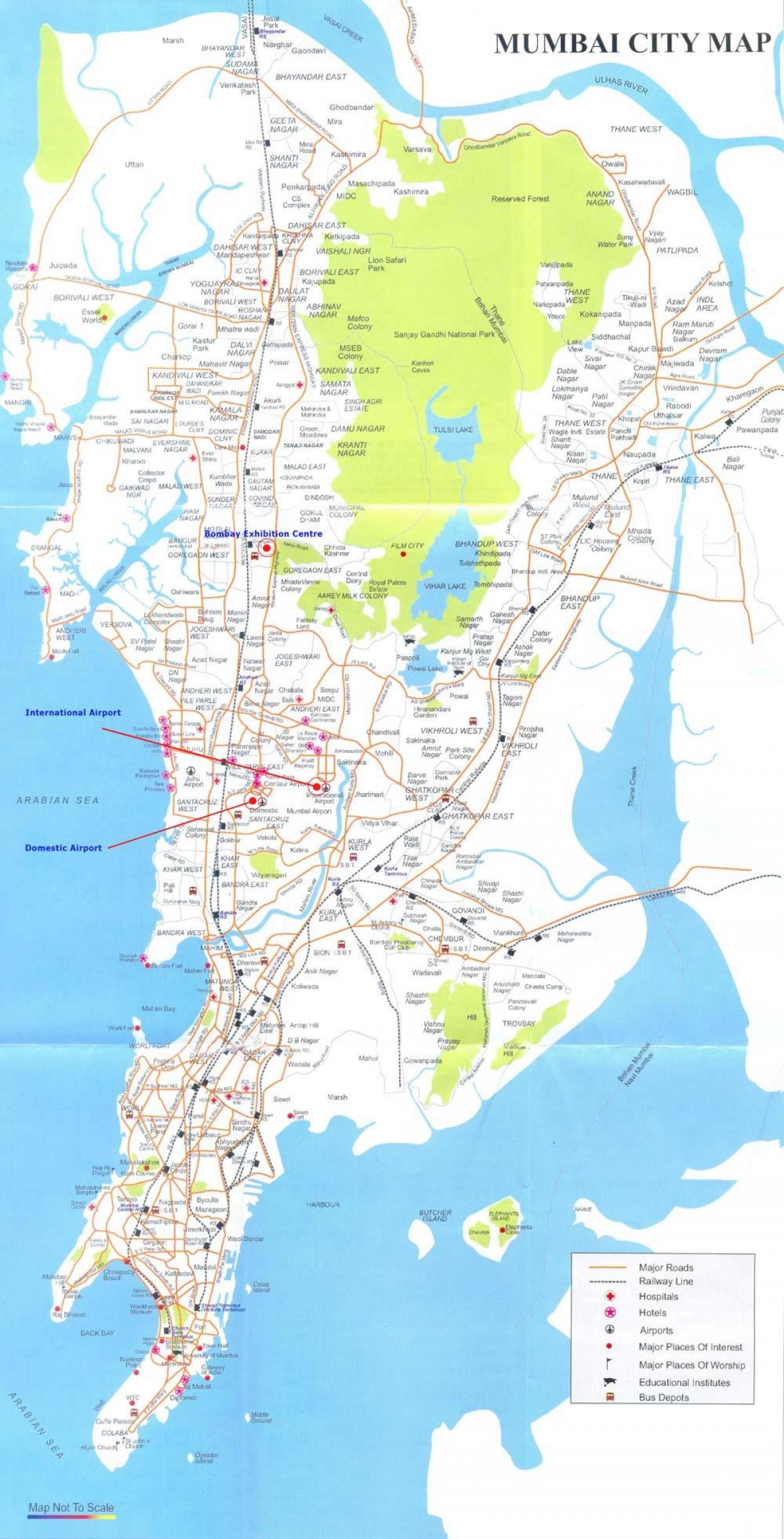 Mumbai ადგილობრივი მარშრუტის რუკა
