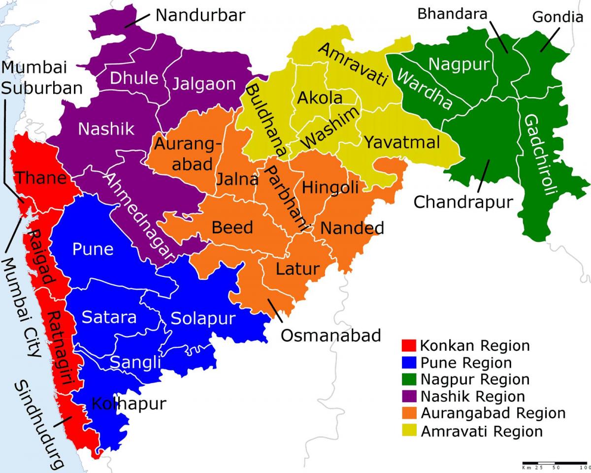 რუკა მაჰარაშტრა Mumbai