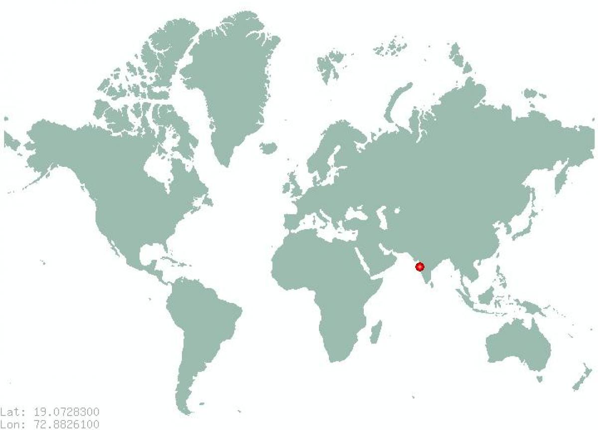 Mumbai მსოფლიო რუკა
