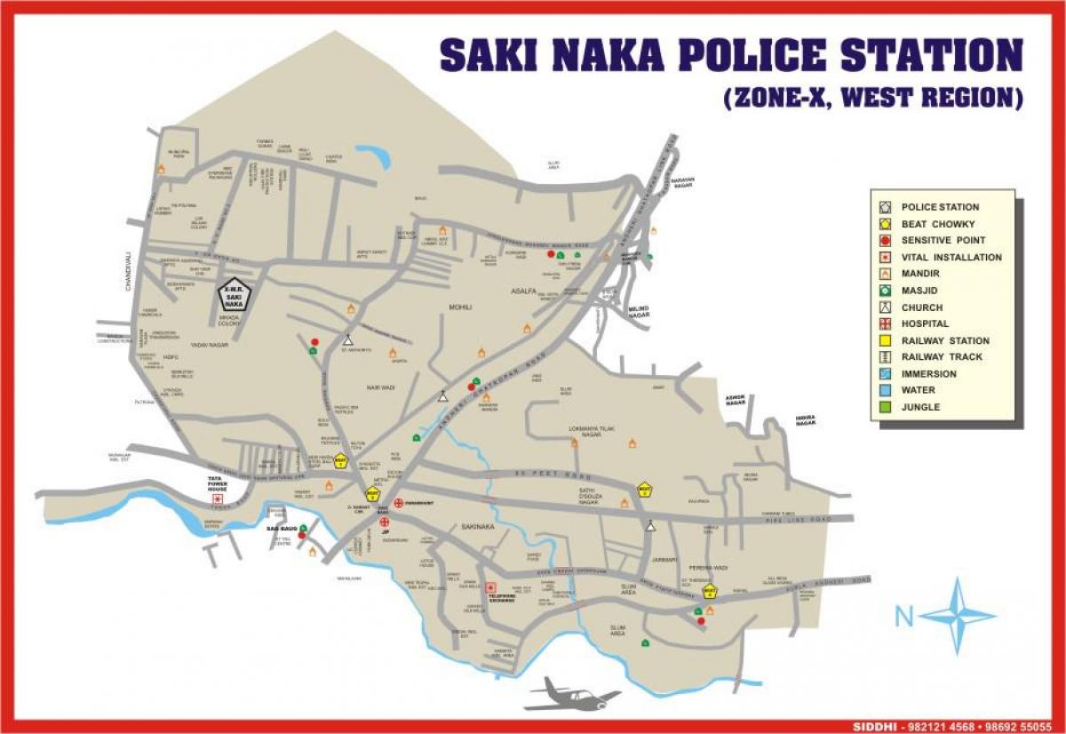 Mumbai Sakinaka რუკა