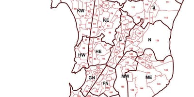 პალატაში რუკა Mumbai
