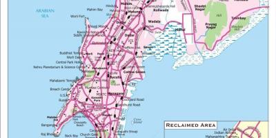ქალაქის რუკა Mumbai